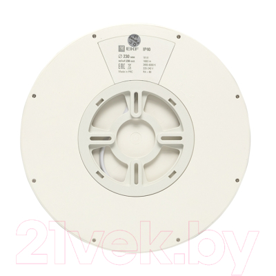 Потолочный светильник EKF Connect умный 600мм 45W / sclwf-600-cct