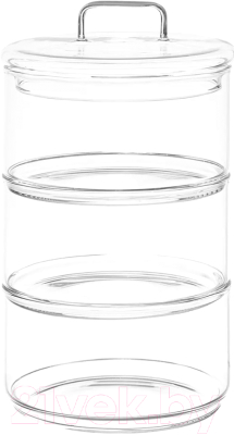 Емкость для хранения Elan Gallery Crystal glass / 360112 - фото