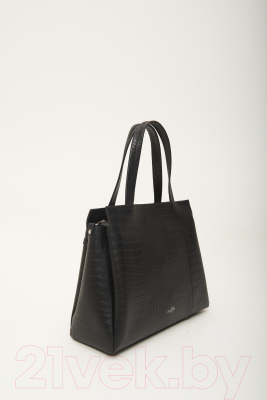 Сумка Souffle 322 / 3225001 (черный кайман эластичный)