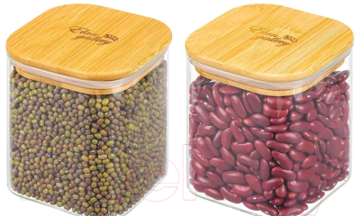 Набор емкостей для хранения Elan Gallery Crystal glass / 360093