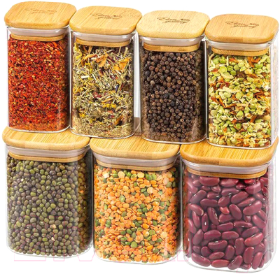 Набор емкостей для хранения Elan Gallery Crystal glass / 360096