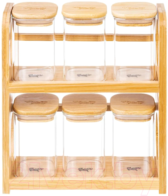 Набор емкостей для хранения Elan Gallery Crystal glass / 360109