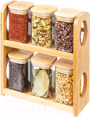 Набор емкостей для хранения Elan Gallery Crystal glass / 360109