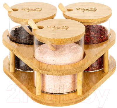 Набор емкостей для хранения Elan Gallery Crystal glass / 360128