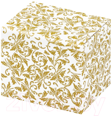 Чашка Elan Gallery Белая с золотом / 420487