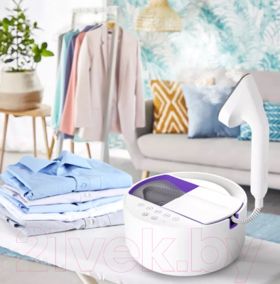 Отпариватель Kitfort KT-9110-1 (белый/фиолетовый)