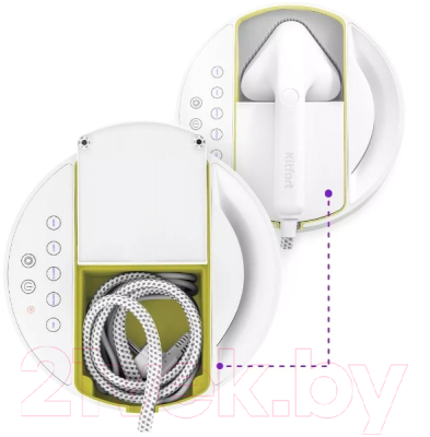 Отпариватель Kitfort KT-9110-2 (белый/салатовый)