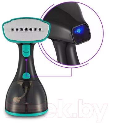 Отпариватель Kitfort KT-9121-3 (черный/бирюзовый)