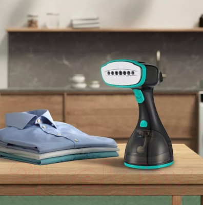 Отпариватель Kitfort KT-9121-3 (черный/бирюзовый)