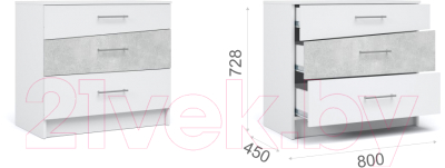 Комплект мебели для спальни Империал Антария 3