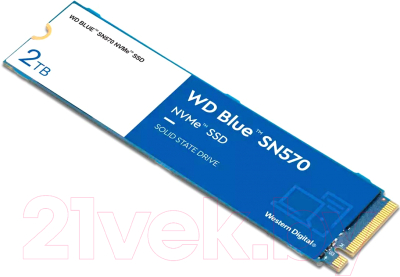 SSD диск Western Digital Blue SN570 2TB (WDS200T3B0C)