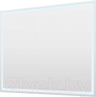 Зеркало Пекам Greta 80x60 / greta-80x60dpcl (с подсветкой, сенсором на взмах руки, подогревом и часами) - фото