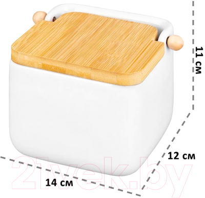 Емкость для хранения Elan Gallery 240215 (белый)