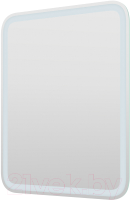 Зеркало Пекам Marta 1 50x60 / marta1-50x60dcl (с подсветкой, сенсором на взмах руки и часами) - фото