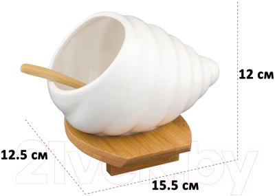 Емкость для хранения Elan Gallery Ракушка / 540126