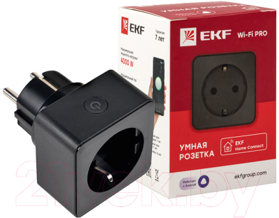 Умная розетка EKF Сonnect Pro Wi-Fi / RCS-2-WF