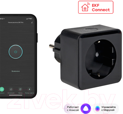 Умная розетка EKF Сonnect Pro Wi-Fi / RCS-2-WF