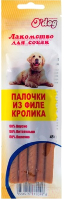 Лакомство для собак O'dog Палочки из филе кролика - фото