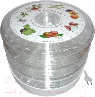 Сушилка для овощей и фруктов Ветерок ЭСОФ2- 0.5/220-02