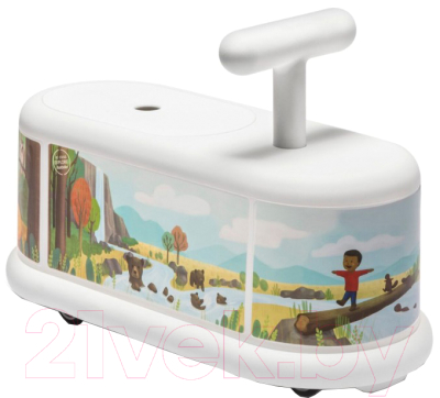 Каталка детская Italtrike Лесное приключение / 2111FOR990101 - фото