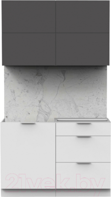 Готовая кухня Интермебель Микс Топ-31 1.2м без столешницы - фото