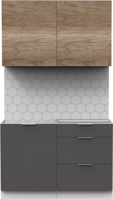 Готовая кухня Интермебель Микс Топ-31 1.2м без столешницы - фото