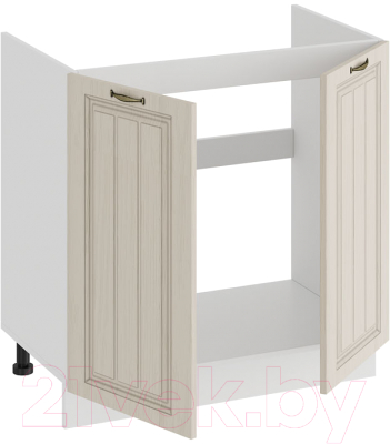 Шкаф под мойку ТриЯ Лина 1Н8М (белый/крем)