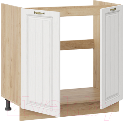 Шкаф под мойку ТриЯ Лина 1Н8М (дуб крафт золотой/белый)