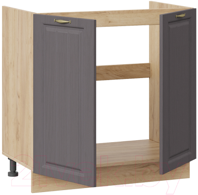 Шкаф под мойку ТриЯ Лина 1Н8М (дуб крафт золотой/графит)