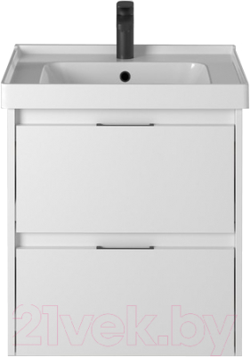 Тумба с умывальником Briz Вена Грэйс 60 / 239 03-18060-15 00 БЕЛ - фото