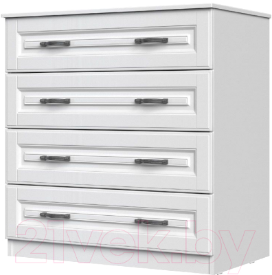 Комод Bravo Мебель Кантри (белый) - фото