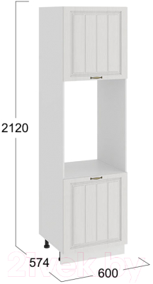 Шкаф-пенал кухонный ТриЯ Лина 1П6 (белый)