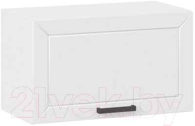 Шкаф под вытяжку ТриЯ Лорас 1В6Г (белый/холст белый) - фото