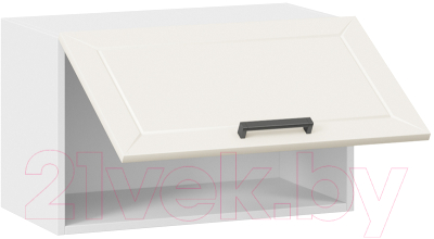 Шкаф под вытяжку ТриЯ Лорас 1В6Г (белый/холст брюле)