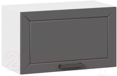 Шкаф под вытяжку ТриЯ Лорас 1В6Г (белый/холст вулкан) - фото