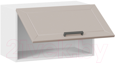 Шкаф под вытяжку ТриЯ Лорас 1В6Г (белый/холст латте)