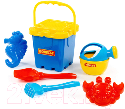 Набор игрушек для песочницы Полесье №647 Сафари / 93288 - фото
