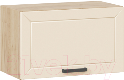 Шкаф под вытяжку ТриЯ Лорас 1В6Г (дуб крафт золотой/холст брюле) - фото