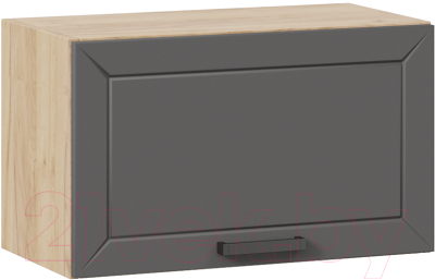 Шкаф под вытяжку ТриЯ Лорас 1В6Г (дуб крафт золотой/холст вулкан) - фото