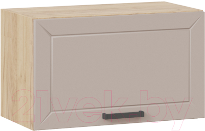 Шкаф под вытяжку ТриЯ Лорас 1В6Г (дуб крафт золотой/холст латте) - фото