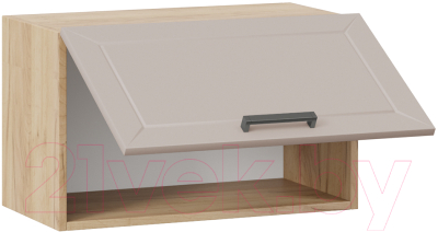 Шкаф под вытяжку ТриЯ Лорас 1В6Г (дуб крафт золотой/холст латте)