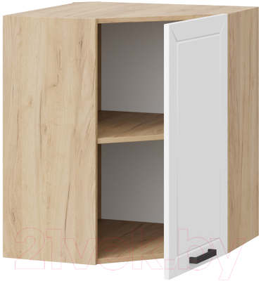Шкаф навесной для кухни ТриЯ Лорас 1В6У (дуб крафт золотой/холст белый)
