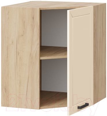 Шкаф навесной для кухни ТриЯ Лорас 1В6У (дуб крафт золотой/холст брюле)