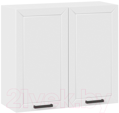 Шкаф навесной для кухни ТриЯ Лорас 1В8 (белый/холст белый) - фото
