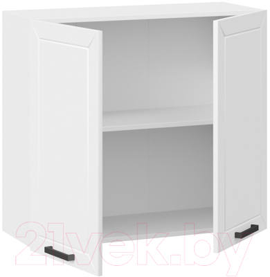 Шкаф навесной для кухни ТриЯ Лорас 1В8 (белый/холст белый)