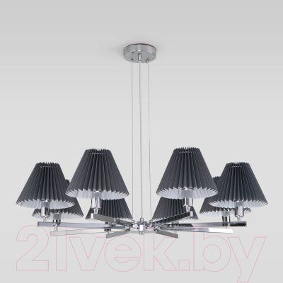 Люстра Евросвет 60136/8 (хром/графит)