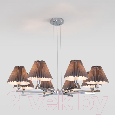 Люстра Евросвет 60136/8 (хром/графит)