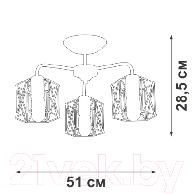Люстра Vitaluce V4382-1/3PL