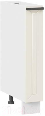 Шкаф карго ТриЯ Лорас 1Н15К (белый/холст брюле) - фото