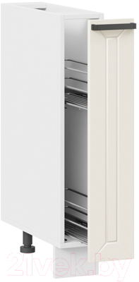 Шкаф карго ТриЯ Лорас 1Н15К (белый/холст брюле)